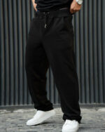 شلوار اسلش نیم بگ ساده - Image 4