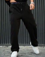 شلوار اسلش نیم بگ ساده