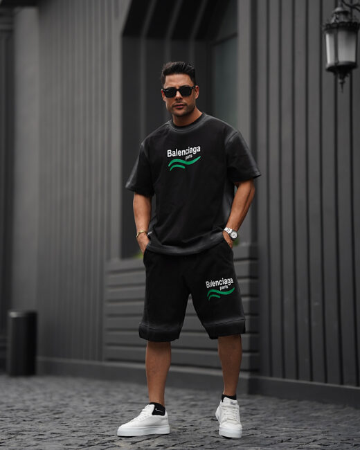 IMG_9333.jpeg ست تیشرت شلوارک پارچه ماکان - Image 1