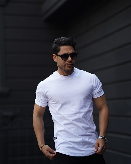 IMG_9795.jpeg تیشرت استین پاکتی سفید - Image 1