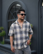 پیراهن چهار خانه باکسی - Image 2