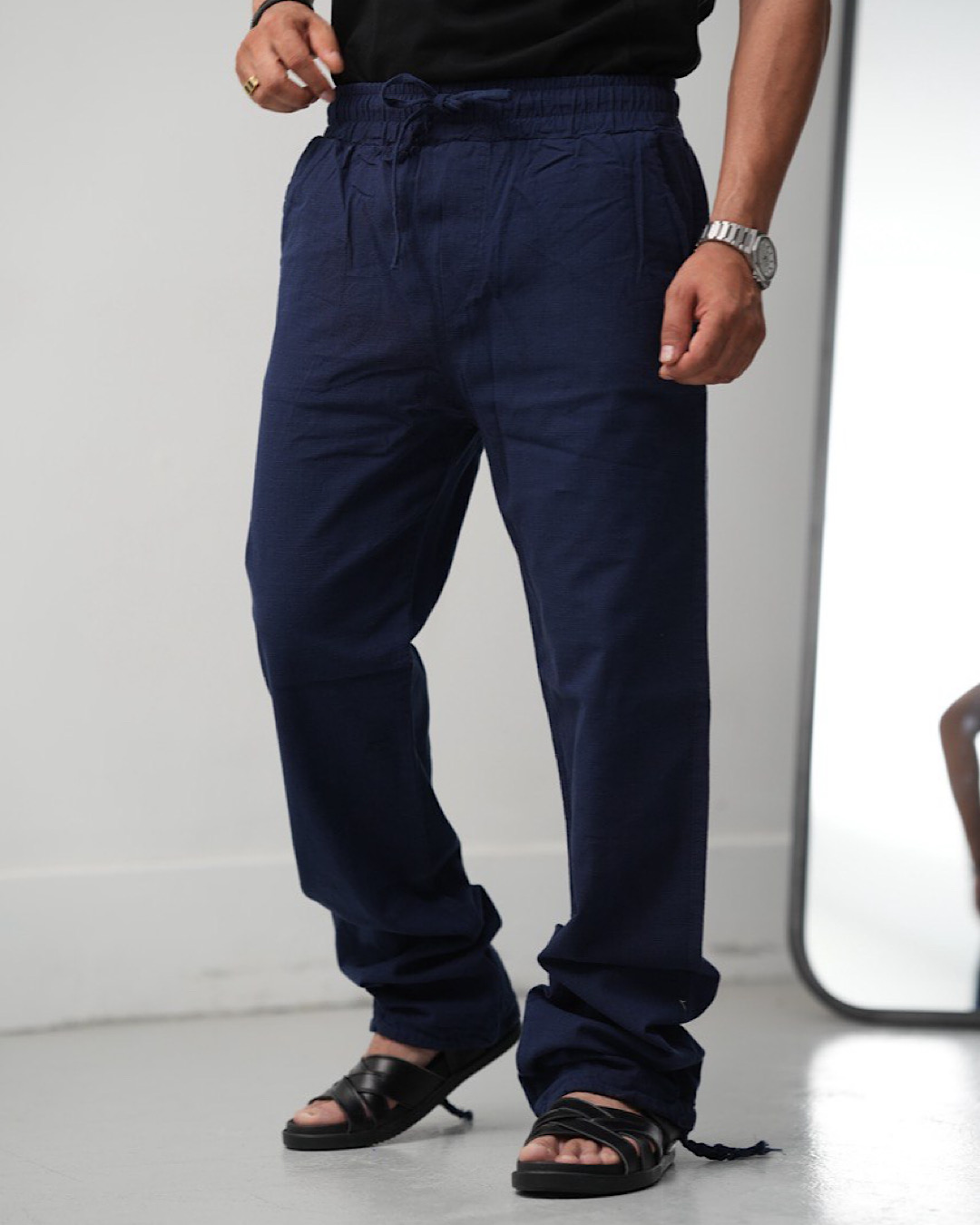 IMG_8473 شلوار مردانه لینن کنفی - Image 1