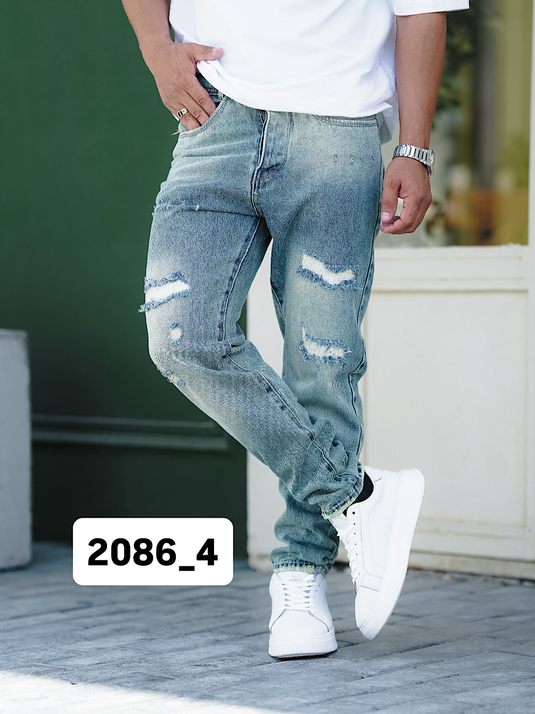 IMG_0658 شلوار جین مام فیت - Image 1