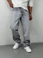 شلوار جین مردانه نیم بگ4099-7 - Image 3