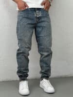 شلوار جین مردانه مام فیت 7118 - Image 4