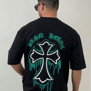 تیشرت مردانه چاپ پفکی صلیب
