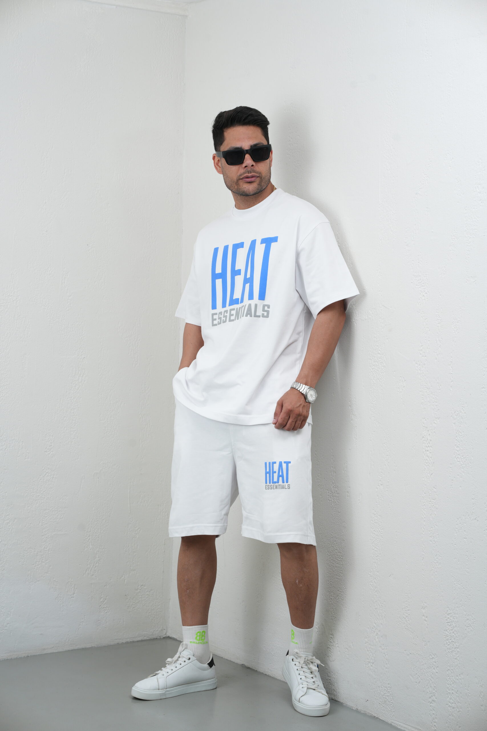 DSC03547 ست مردانه تیشرت و شلوارک HEAT - Image 1