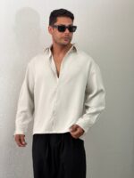 پیراهن ساده آستین بلند مازراتی - Image 3