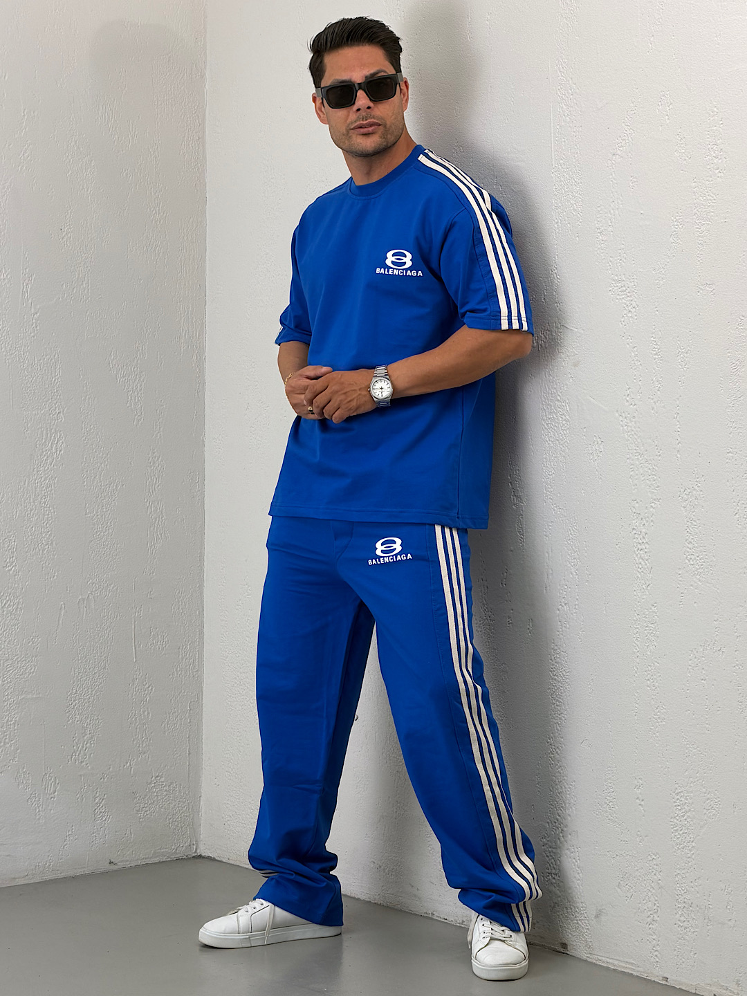 IMG_4348 ست مردانه تیشرت و شلوارBALENCIAGA9024 - Image 1